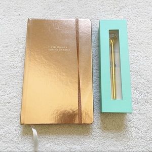 Kate Spade Rose Gold Notebook